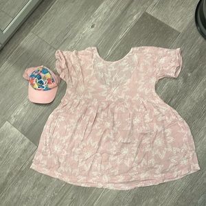 Free people babydoll dress and stitch hat